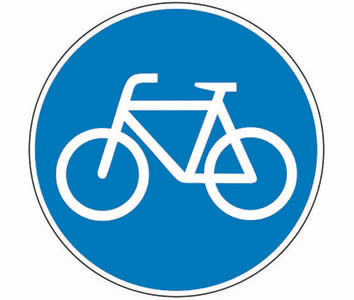 Verkehrszeichen VZ 237 - Sonderweg Radfahrer