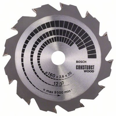 Kreissägeblatt - Construct Wood Ø160 | Bosch 