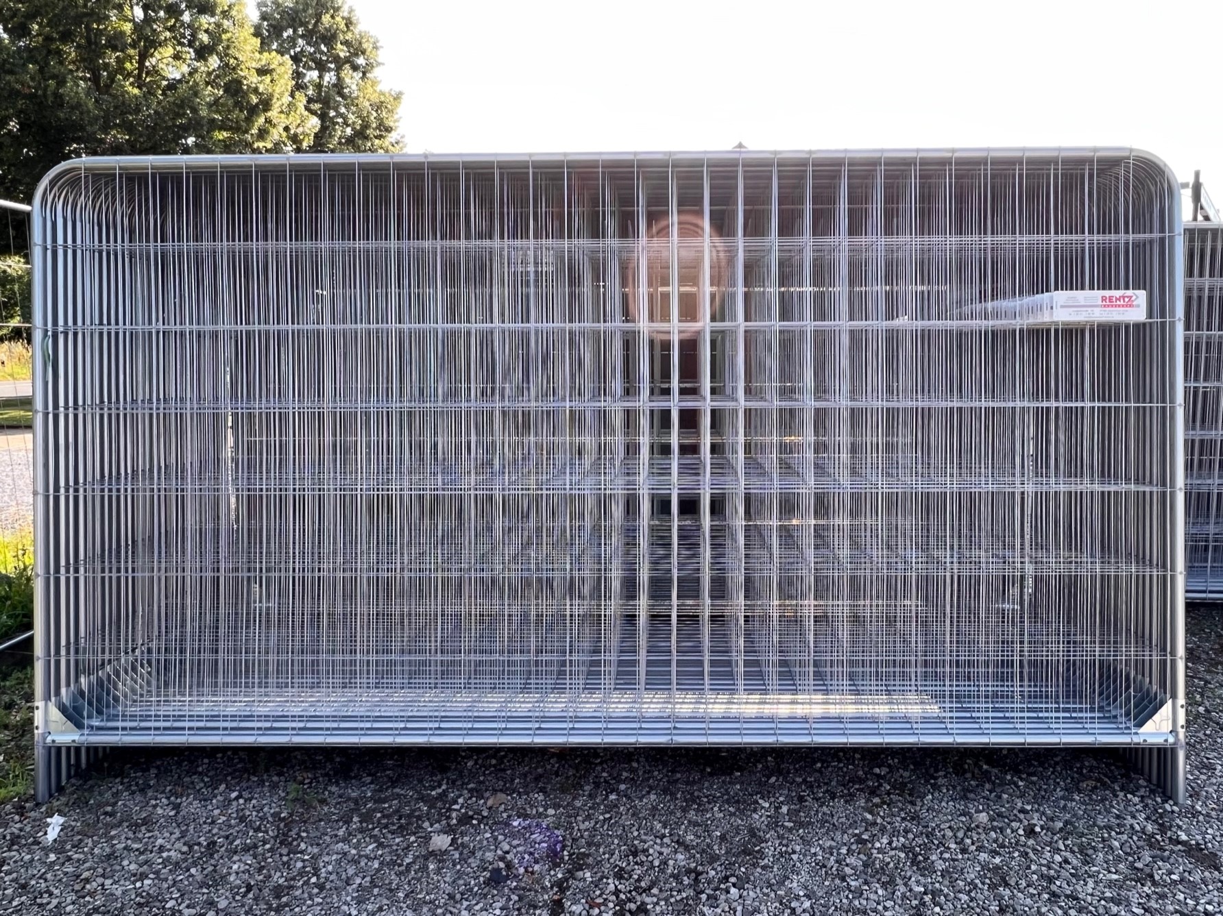 Bauzaun Round top standard -  3,50 m x 2,00 m