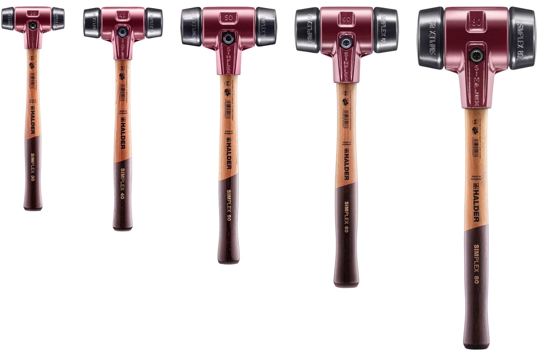 SIMPLEX Schonhammer - Gummi/Gummi | HALDER SIMPLEX Schonhammer - Gummi/Gummi | HALDER