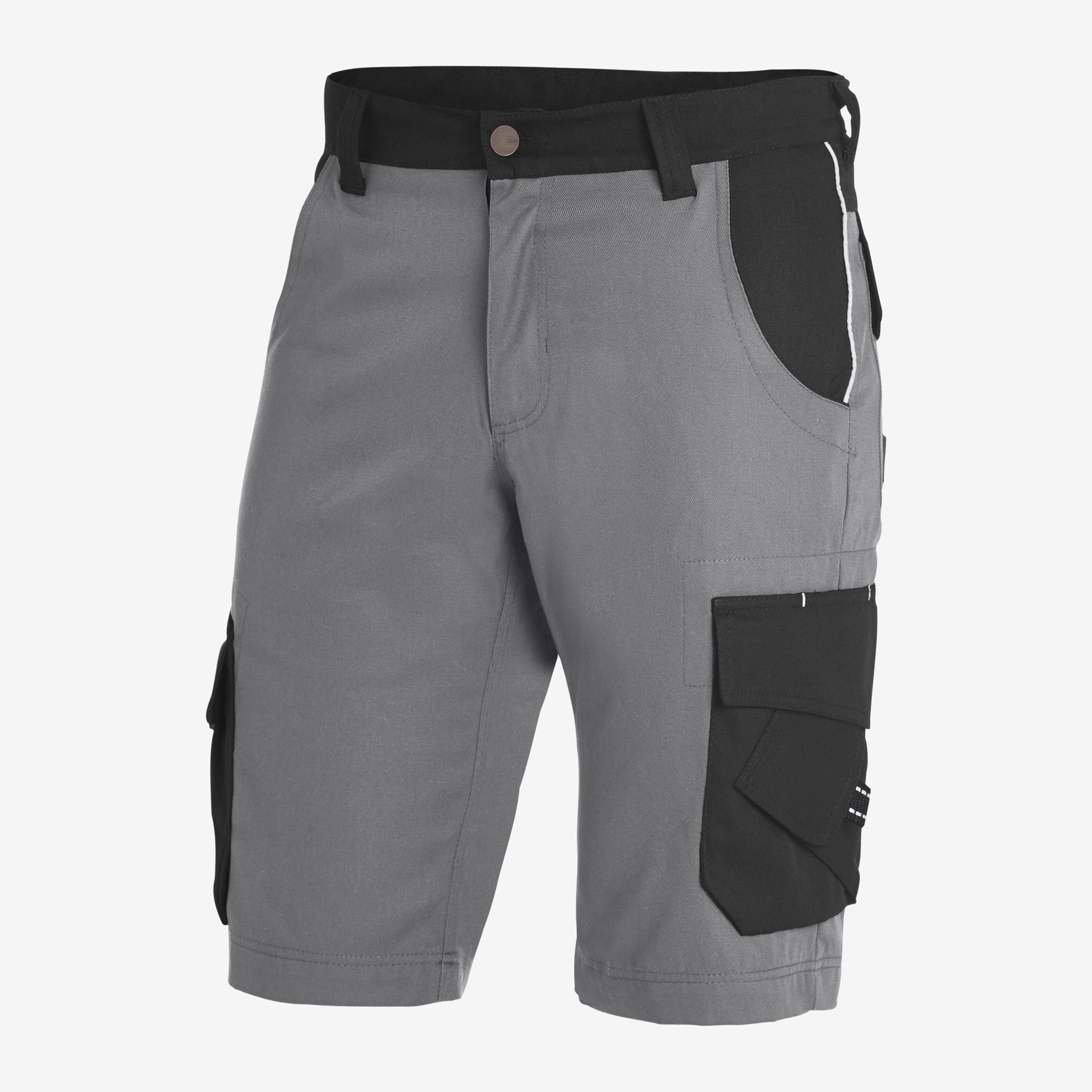 Bermuda Shorts FHB Theo, grau-schwarz