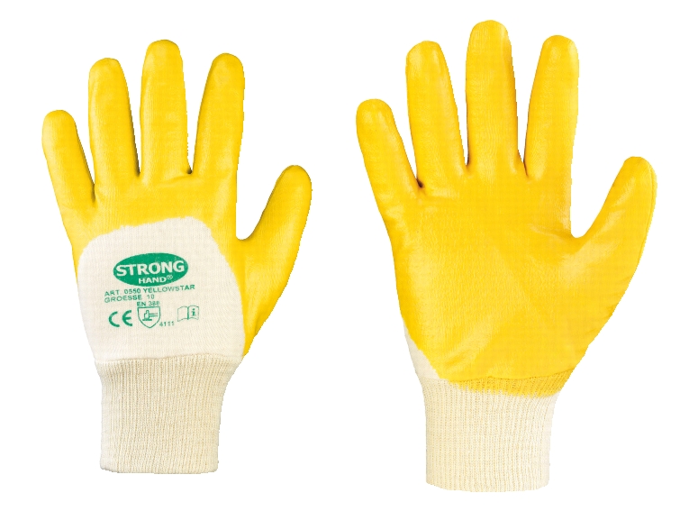 Nitril-Handschuh *Yellowstar*   STRONGHAND® - 0550