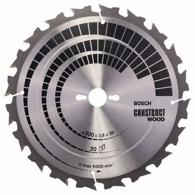 Kreissägeblatt - Construct Wood  Ø 300 | Bosch