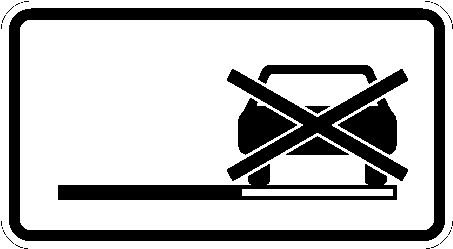 Zusatzzeichen 1060-31 "Halteverbot auch a.d. Seitenstreifen"
