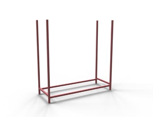 Transportpalette für 20 Bauzäune