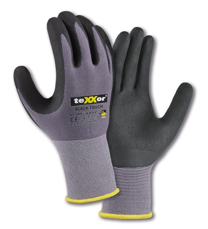 Nylon-Strickhandschuh teXXor® "black touch" - 2450