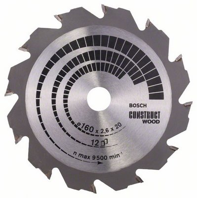 Kreissägeblatt - Construct Wood Ø160 | Bosch