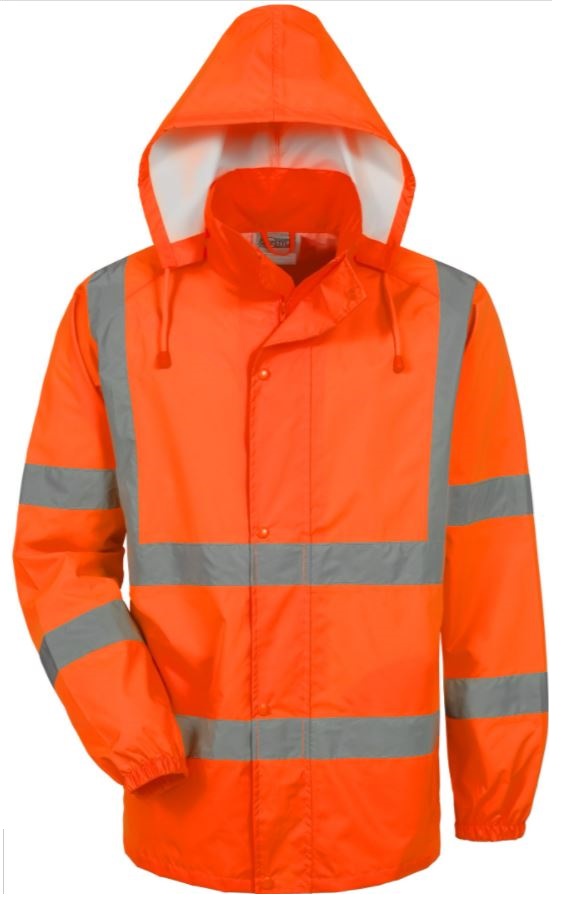 Warnschutz-Regenjacke - fluo orange | SAFESTYLE