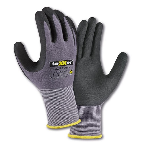 Nylon-Strickhandschuh teXXor® "black touch" - 2450