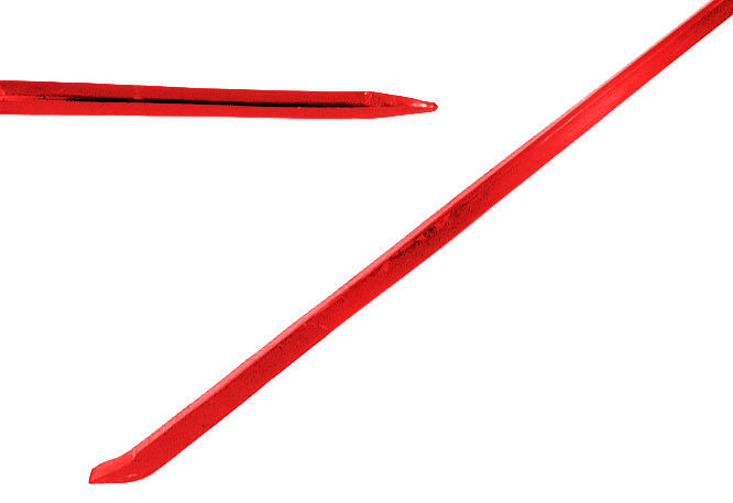 Brechstange - gebogene Vierkantschneide und Spitze Brechstange - gebogene Vierkantschneide und Spitze