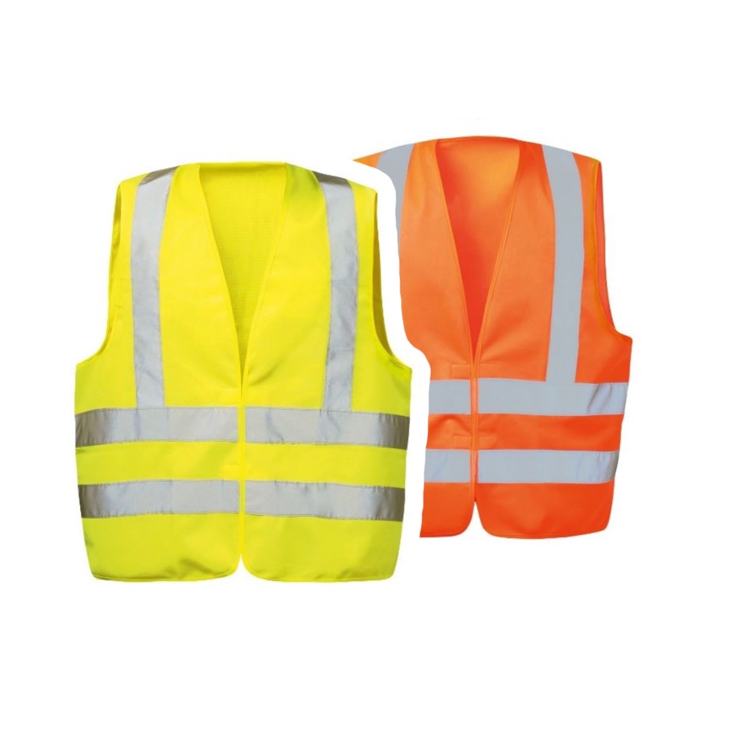 Warnweste Polyester mit Schulterreflex und Klettverschluss