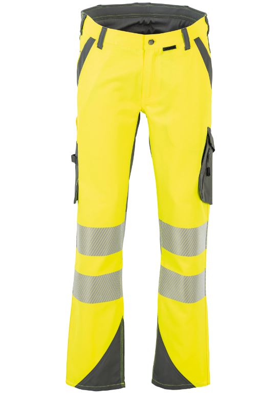 Herren Warnschutz Bundhose - Norit | PLANAM - gelb/zink