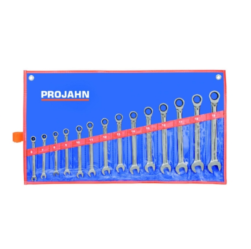 GearTech Schlüssel-Satz Rolltasche 14tlg
