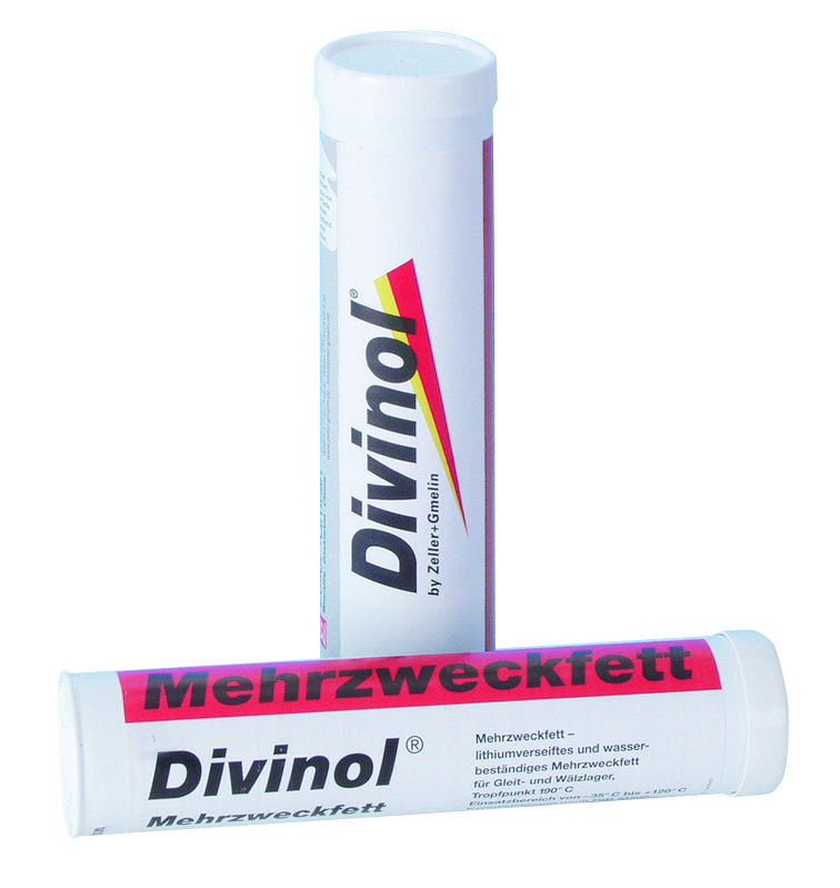 Mehrzweckfett 2 | Lithiumfett Divinol, 400 g Kartusche, DIN 51502