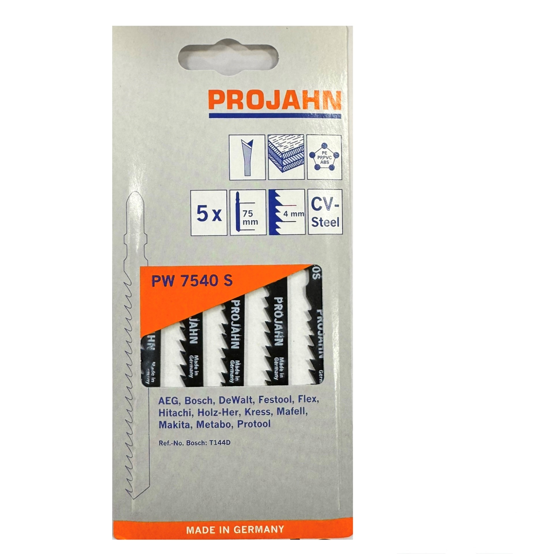 Stichsägeblatt PW7540S HCS | PROJAHN