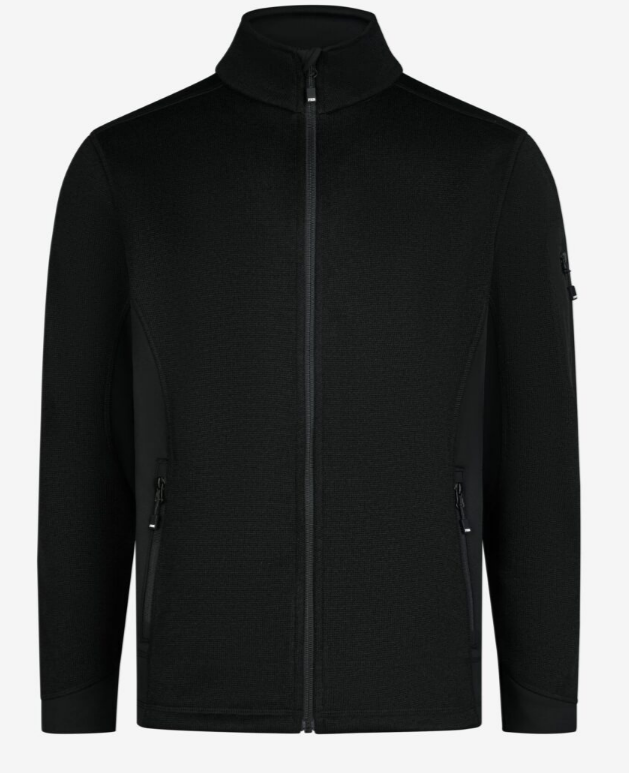 Strick-Fleece-Jacke FHB Christoph, schwarz