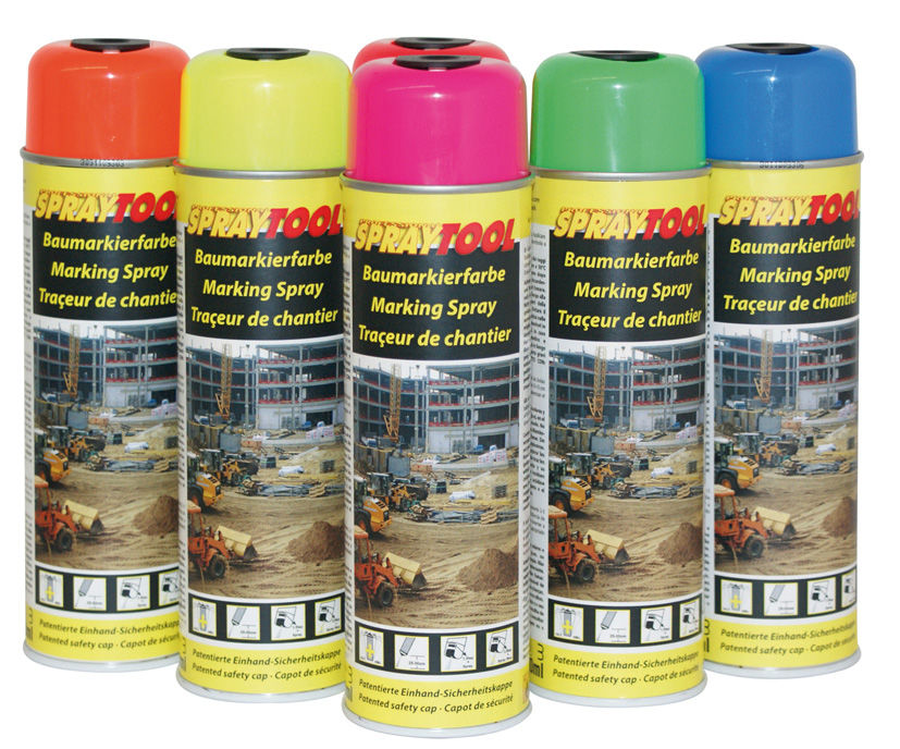 Markierfarbe Spraytool - verschiedene Farben - Markierfarbe Spraytool - verschiedene Farben -