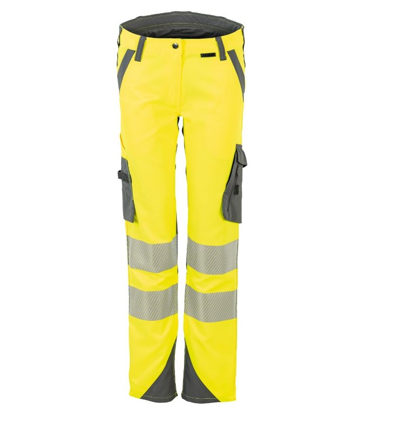 Damen Warnschutz Bundhose - Norit | PLANAM - gelb/zink
