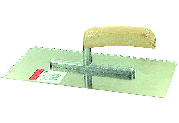 Glättekelle gezahnt - rostfrei Glättekelle gezahnt - rostfrei