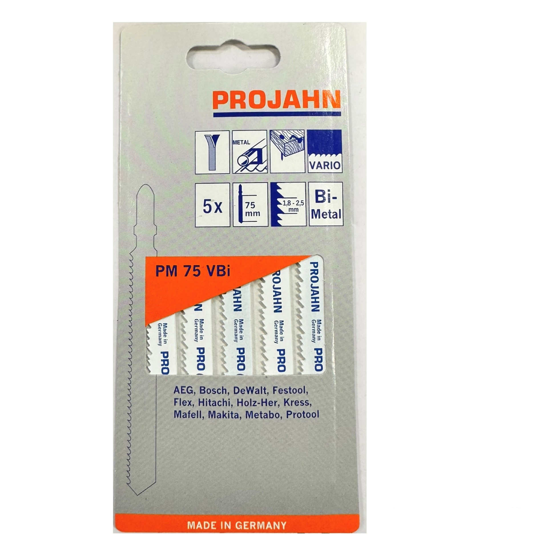 Stichsägeblatt PM75VBi BiM | PROJAHN
