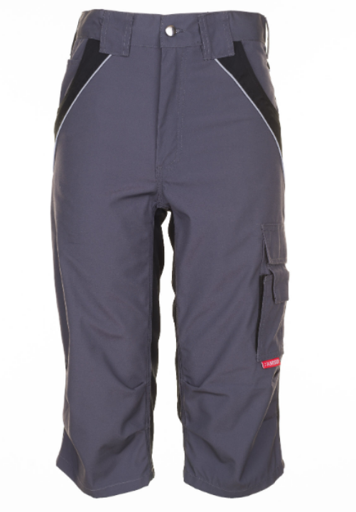 Arbeitshose Plaline  - 3/4 - , schiefer/schwarz | PLANAM