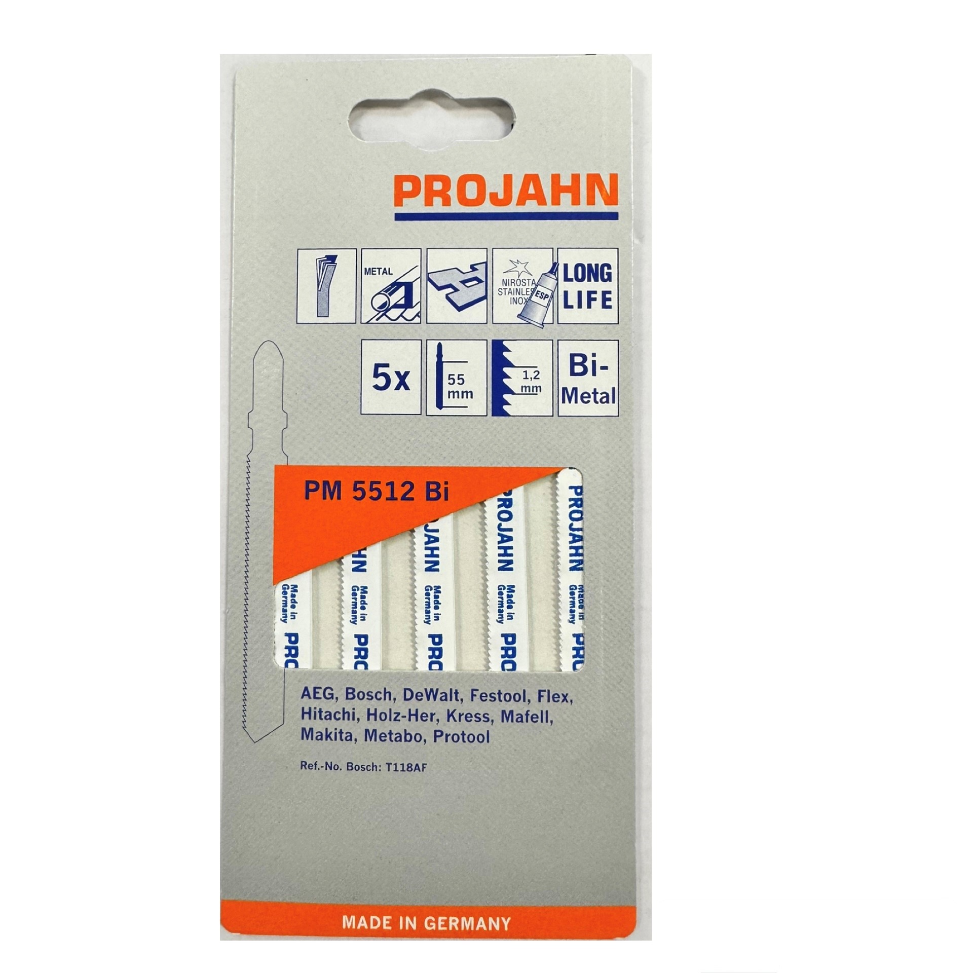 Stichsägeblatt PM5512Bi BiM | PROJAHN