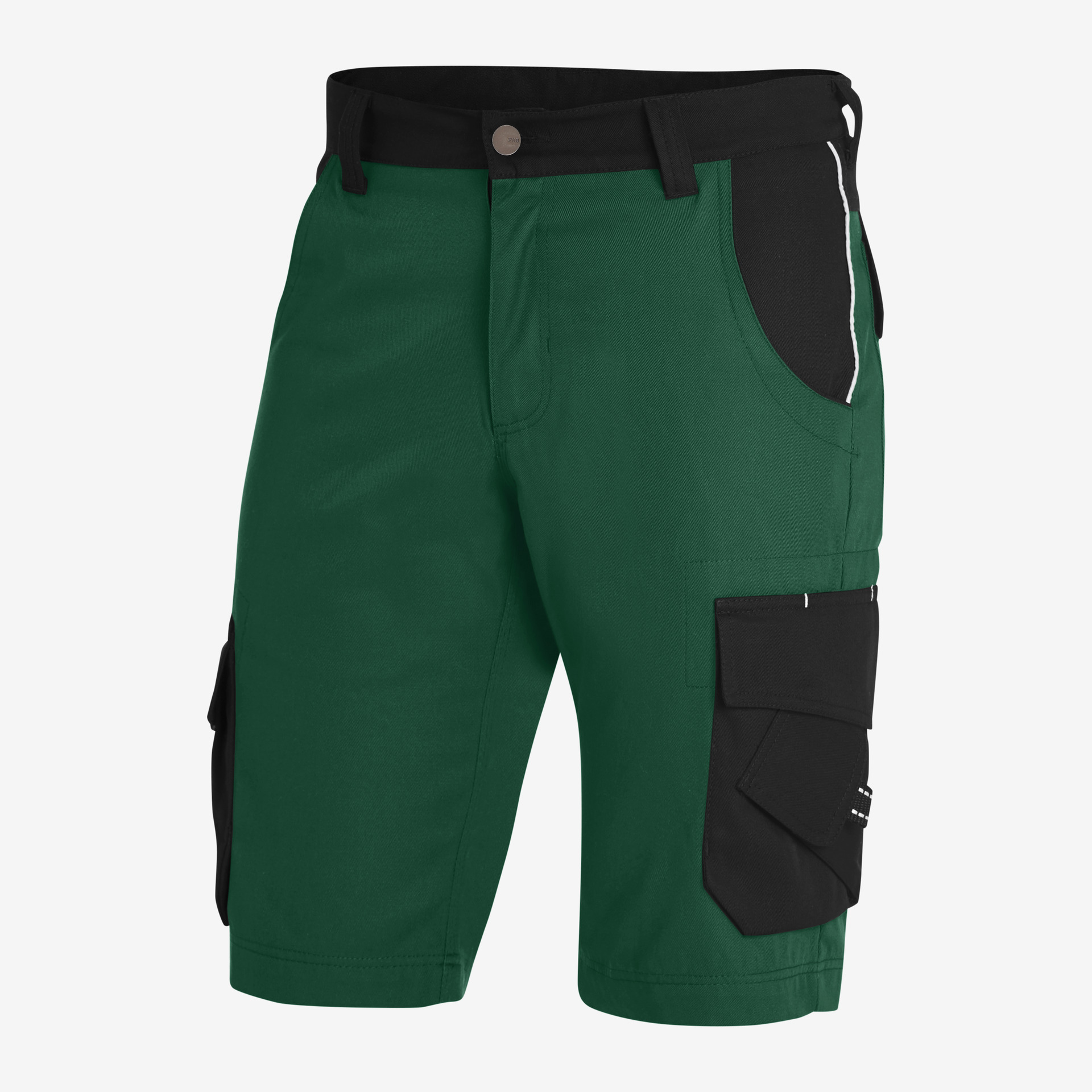Bermuda Shorts  FHB Theo, grün-schwarz Bermuda Shorts  FHB Theo, grün-schwarz