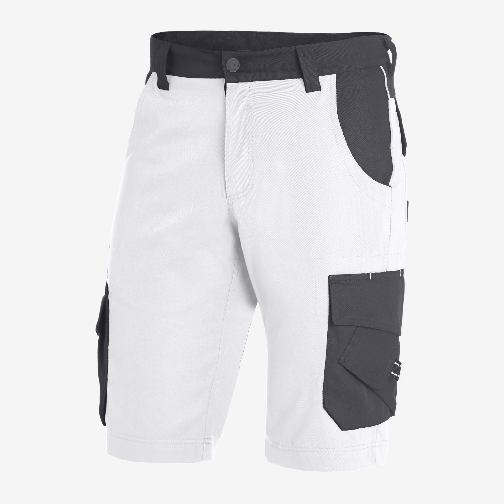 Bermuda Shorts FHB Theo, weiß-anthrazit