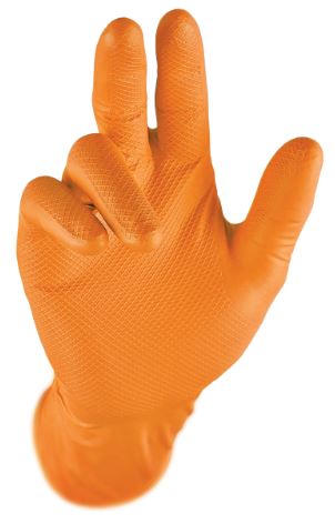 Einweghandschuh *Grip orange* STRONGHAND® - 0424