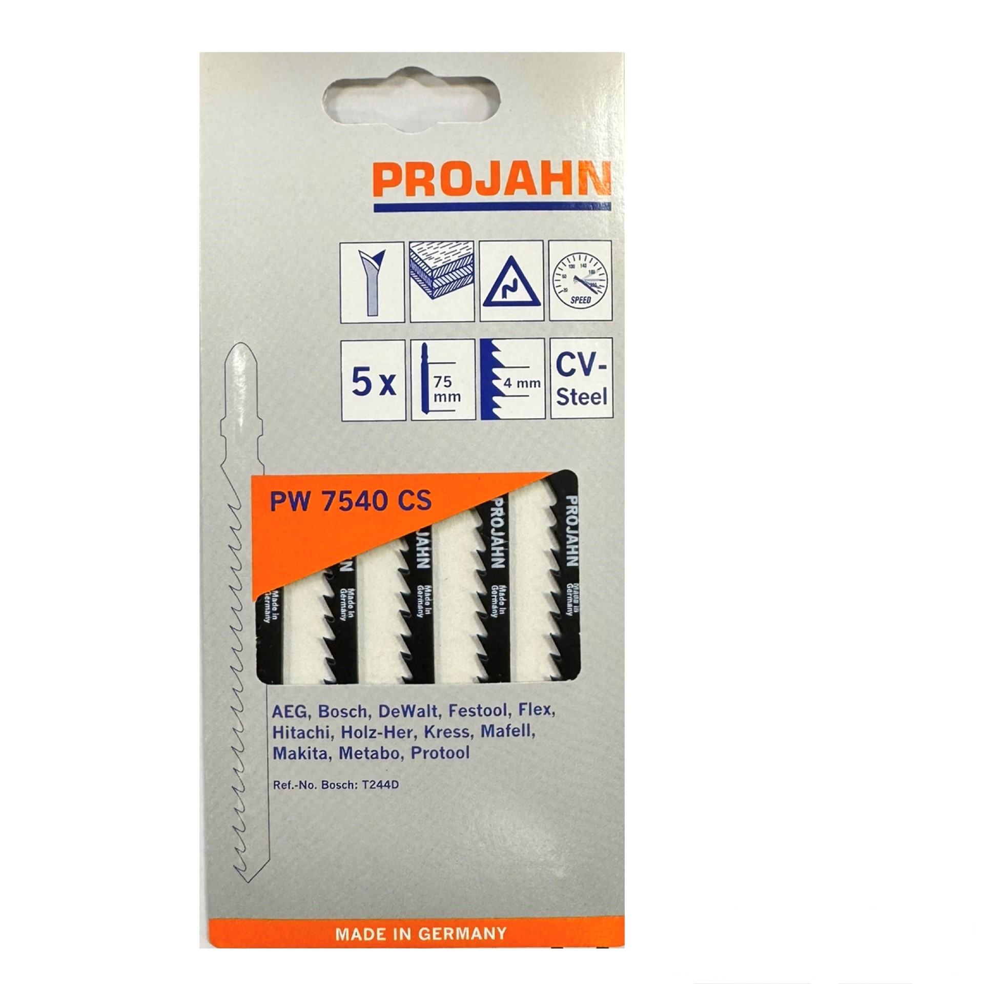 Stichsägeblatt PW7540CS HCS | PROJAHN